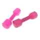 thumbnail image 5 of 1 par de pesas ligeras de plástico al aire libre ejercicio de fitness ejercicio ni?os rosa, 5 of 5