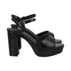 thumbnail image 3 of SANDALIAS DE FIESTA POLICE NEGRO MUJER SS24PO107 - Talla 39, 3 of 4