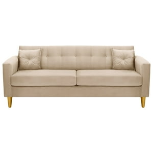 Bodevir - Sofa New Retro 3Cg Felpa 01 Beige