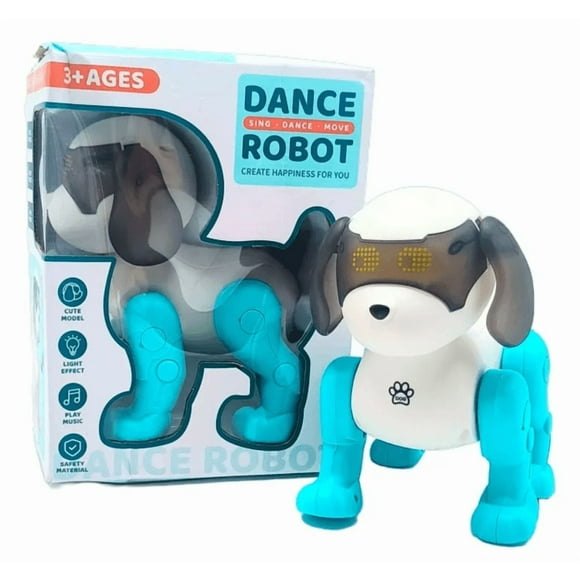 Perro Robot Juguete Camina Con Luces Y Sonidos