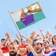 thumbnail image 4 of Charlie y las Formas Bandera impresa con temática, regalo perfecto para fanáticos, amigos y familiares, y adecuada para actividades al aire libre e interiores, decoraciones de fiesta. 120*180CM, 4 of 6