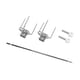 thumbnail image 5 of Tenedor giratorio para pollo asado, tenedor para asar, herramienta de cocina práctica, soporte Universal para pavo, Kit de asador para parrilla para 34cm, 5 of 5