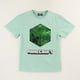 thumbnail image 1 of Polera Manga Corta Niño Verde Sequins Reversi Minecraft, 1 of 3