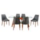 thumbnail image 2 of Comedor Vidrio Wol Con 6 Sillas Azul, 2 of 7