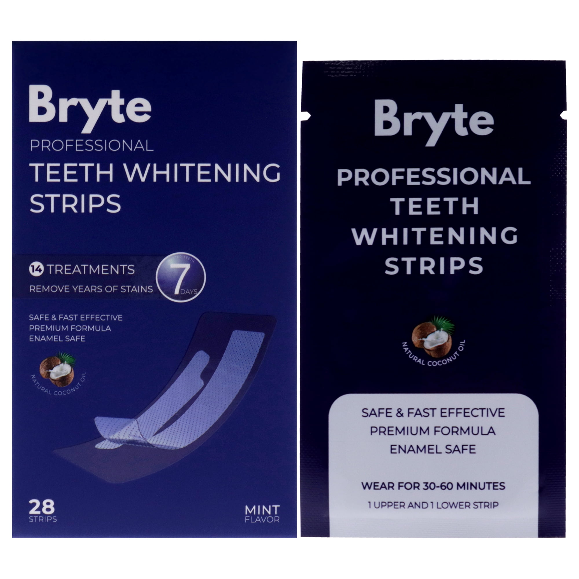 Tiras Blanqueadoras Dentales Profesionales Bryte Para Unisex - 28 Tiras