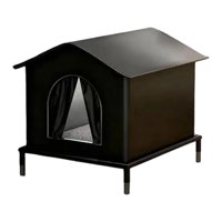 Magideal - Casa Para Gatos Para Exteriores, Refugio Para Gatos, Descanso Portátil, Accesorios Únicos, Casa Para Perros, Patas Elevadas Para Exteriores, Granero E Largo 42Cmx42Cmx42Cm
