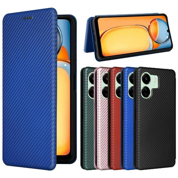 Funda Flip para FOXDOCK Xiaomi Redmi 13C 4G/5G - Funda magnética de negocios, funda protectora delgada