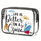 thumbnail image 1 of Transparent PVC Comestic Bag, Waterproof Portable Makeup Pouch, Toiletry Organizer & Travel Accessories, 1 of 3