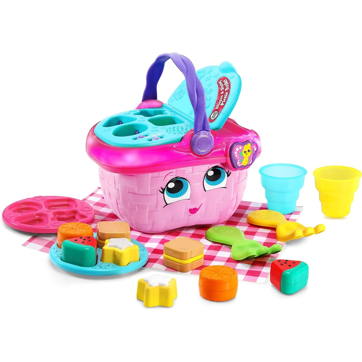 Canasta Picnic Leapfrog 15 Piezas Juguete Interactivo Formas