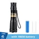 thumbnail image 5 of 2-in 1 Dual Light Flashlight, T6+UV Black Light, Pet Urine Detection ,Ultraviolet ,Zoomable Waterproof Tactical Torch, 5 Modes, Home Outdoor, Fishing, Cycling, Camping Lantern, 18650 Battery, 5 of 5