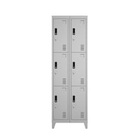 Recilock - Lockers Metálicos: 2 Cuerpos Y 6 Puertas
