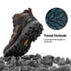 thumbnail image 3 of Botas de senderismo NORTIV 8 Paladin impermeables para hombre, talla 14, 3 of 3