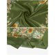thumbnail image 4 of INSPIRE CHIC Pañuelo Cuadrado de Satén para Mujer 35" Grande Cachemira Simétrica Pañuelo de Seda para el Cabello Envoltura para Dormir Bandanas 90x90cm Verde, 4 of 6