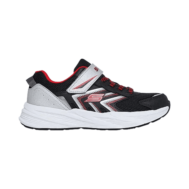 ZAPATILLAS URBANAS SKECHERS MICROSPEC INFANTIL 404115L-BKSR - Talla 31