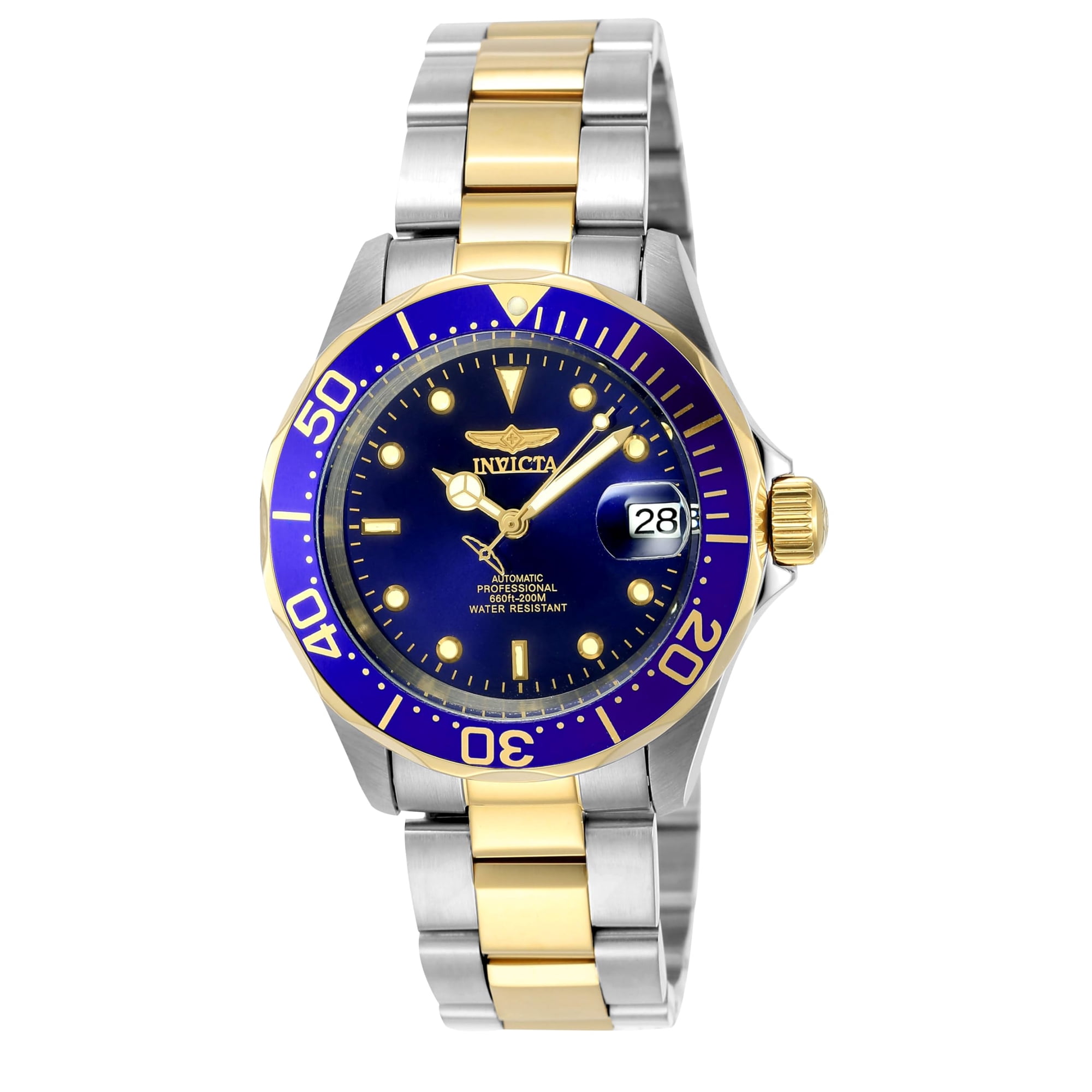 Reloj Invicta Pro Diver 8928 Para Hombre Automático Acero/dorado