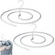 thumbnail image 1 of Pack 2uds Colgador Espiral Secar Sábanas Percha Ropa De Cama, 1 of 8