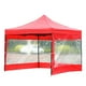 thumbnail image 3 of Lona Paredes Laterales Transparente Para Toldo Plegable 2x2 MTS Rojo, 3 of 4