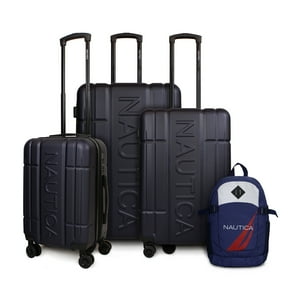 Nautica - Set 3 Maletas S+M+L Amsterdam Azul + Mochila Atlas Azul