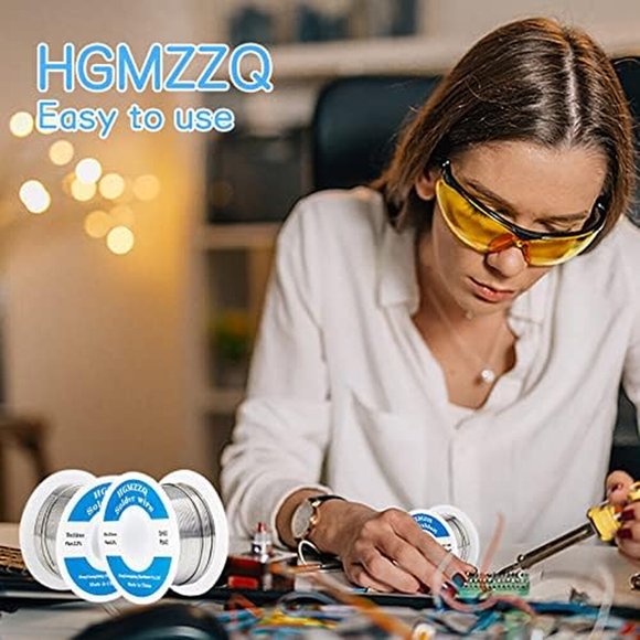 Alambre Soldador HGMZZQ 6040 0.8mm Nacleo Resina 50g