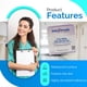 thumbnail image 3 of Tiras protectoras para ostomía Safe n' Simple, extra anchas, 30 unidades, 3 of 7