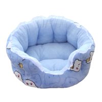 Ioensy - Cama Para Gatos Otoño Invierno Para Gatos O Perros Pequeños Peluche Para Cachorro Perro Gatito Azul Small