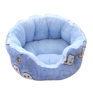 Ioensy - Cama Para Gatos Otoño Invierno Para Gatos O Perros Pequeños Peluche Para Cachorro Perro Gatito Azul Small