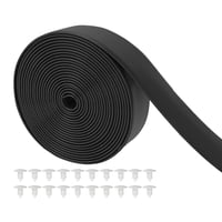 Ioensy - Correas De Vinilo Para Reparación De Sillas De Patio, Bricolaje, Correas De Reparación De Sillas De Césped Para Jardín, Color Negro