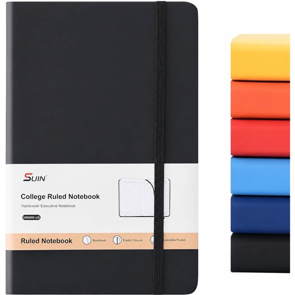 Cuaderno SUIN A5 Tapa Dura Rayado 200 Páginas