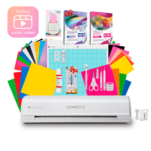 Silhouette - Cameo 5 Blanca + Herramientas, Vinilos Y Regalos Extra