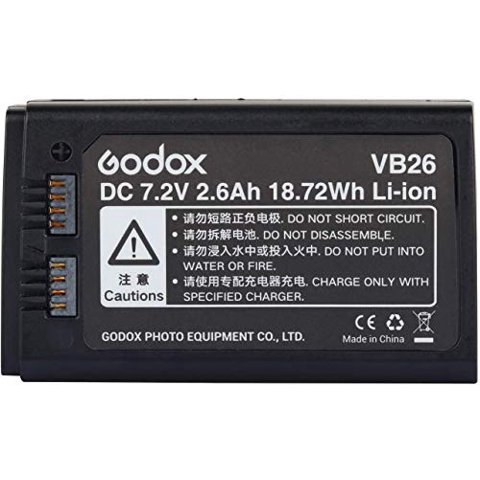 Godox V1 Batería Vb26 Vb26A Li-Ion Para Godox V1S V1N V1C V1C V1F V1O V1 Flash Y V860Iii V860Iii-S V860Iii-C V860Iii-N V860Iii-O V860Iii-F V850Iii Ad100Pro
