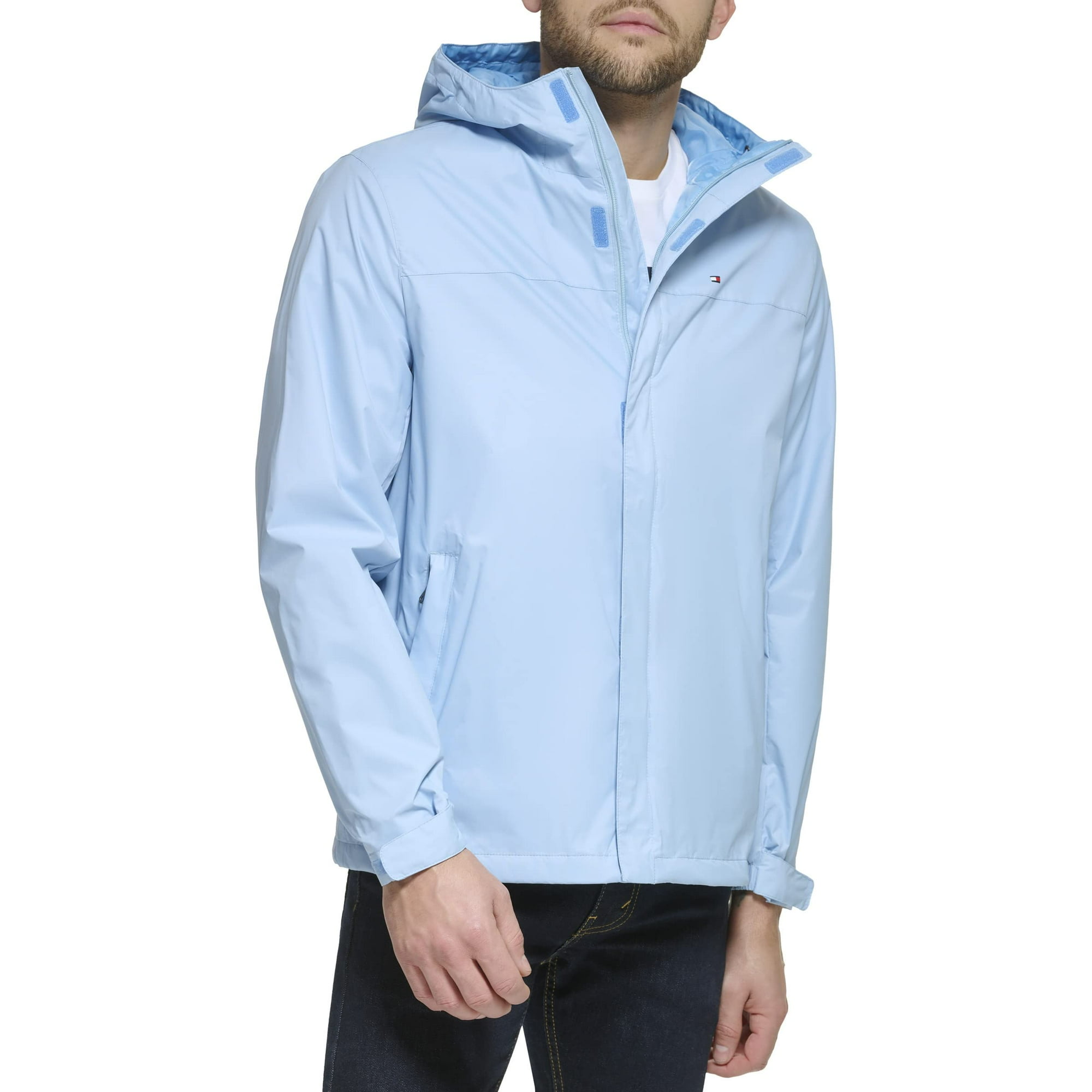 Chaqueta Tommy Hilfiger Ligera Impermeable Para Hombre Azul