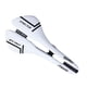 thumbnail image 4 of Sillín De Bicicleta Ligero 280x143mm Rail Road / Asiento De Bicicleta MTB Blanco, 4 of 5