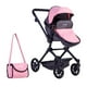 thumbnail image 1 of Coche Muñeca Formato Real Elegant Grey Pink, 1 of 4