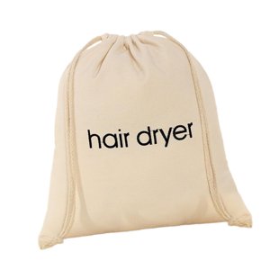 Magideal - Bolsa De Almacenamiento De Secador De Cabello Organizador De Bolsa De Viaje Kordelzug Bag Simple Compact Bols De Viaje Múltiple Propósito Para Viajes Beige