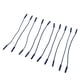 thumbnail image 3 of 10 piezas cremallera tire de las etiquetas de la cremallera cable tira de la cremallera extensión de cremallera fijador azul, 3 of 5