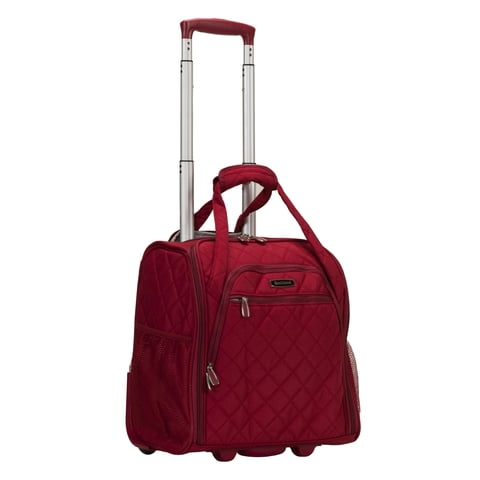 Equipaje De Mano Con Ruedas Para Debajo Del Asiento Rockland Melrose, Rojo