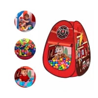 Genérico - Carpa Infantil Piscina De 100 Pelotas Bomberos Juego Niños