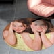 thumbnail image 4 of Juego de Gemelas Alfombra Redonda de Felpa Coral, Antideslizante, No Desprende Pelusas, Lavable y Duradera para Salón, Dormitorio y Habitación de Niños 60cm, 4 of 6