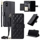 thumbnail image 5 of Funda tipo billetera FOXDOCK para iPhone XS – Tapa abatible con correa para mujer, 5 of 5