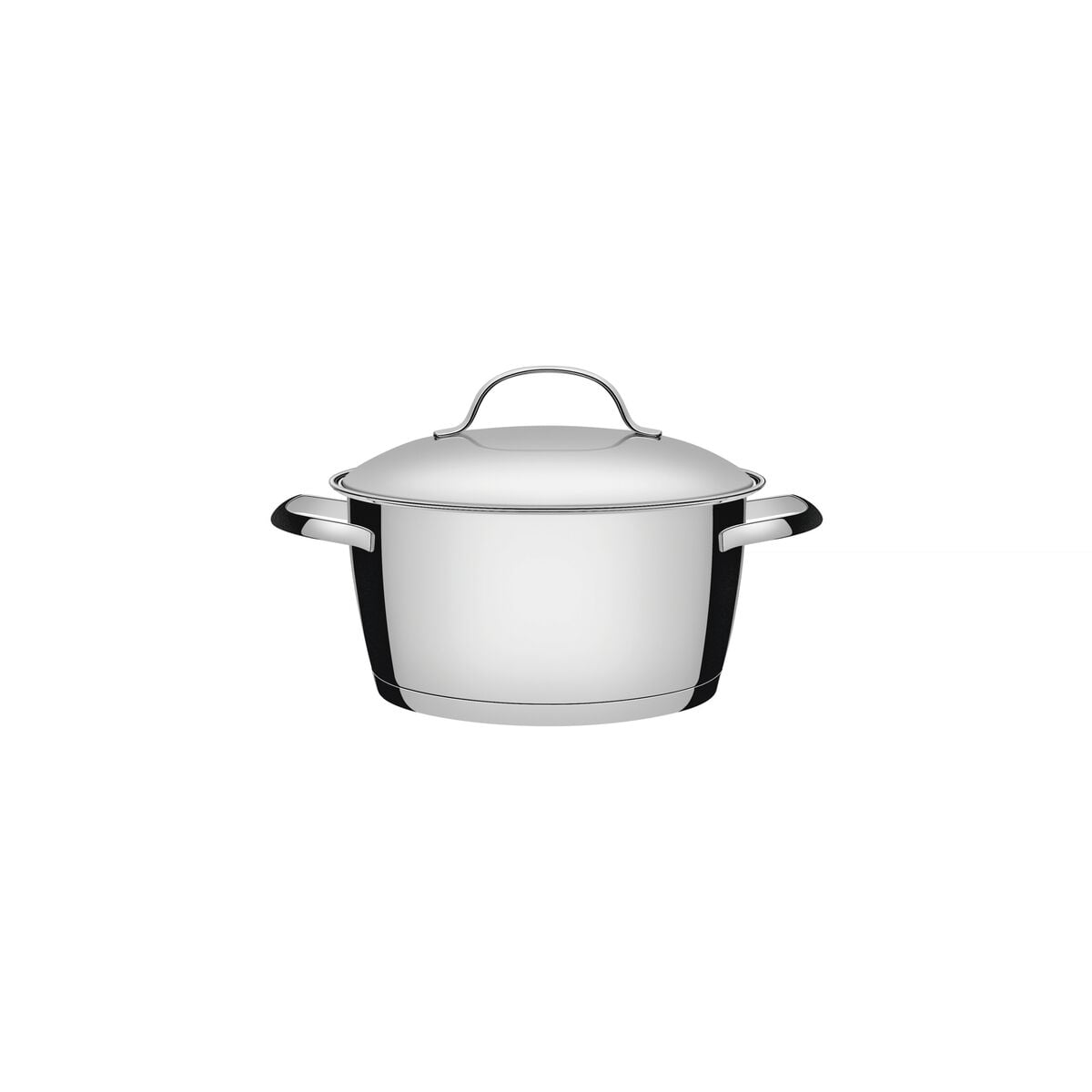 Cacerola En Acero Inox 20 Cm Y 3,1 L Tramontina Allegra.