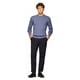 thumbnail image 2 of Jersey Tommy Hilfiger de punto trenzado para hombre, color índigo desteñido, talla M, 2 of 3