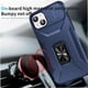 thumbnail image 4 of Funda Armada para iPhone 14 Plus con Tapa Deslizante y Soporte Magnético Giratorio Azul, 4 of 5
