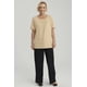 thumbnail image 2 of Polera Mujer Textura Beige Oscuro, 2 of 7