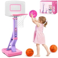 Canasta De Baloncesto Aosphys Para Niñas Pequeñas, Interiores Y Exteriores, 1 Año