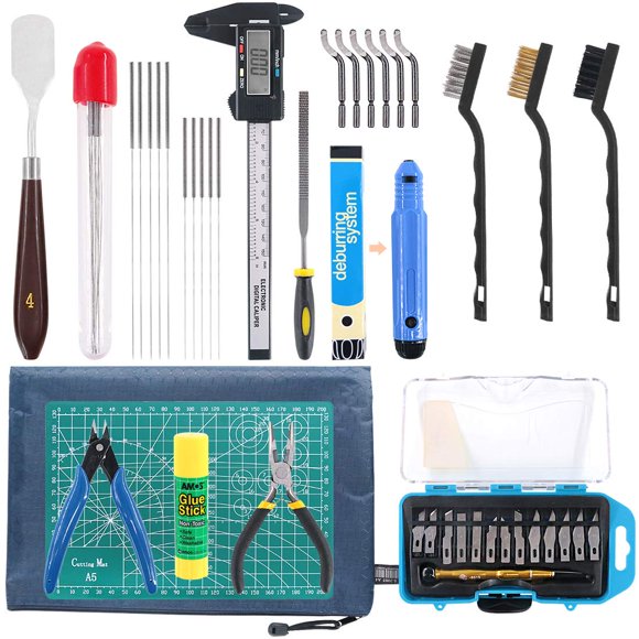 Kit de herramientas Rustark de 42 piezas para impresión 3D con depuradora, limpieza y bolsa