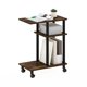 thumbnail image 1 of Mesa Auxiliar Furinno Turn-N-Tube en C con Ruedas – Pino Ámbar, 1 of 7