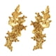 thumbnail image 2 of 2 Uds Apliques De Encaje Adornos De Encaje Para Coser Decoración Vestido De Noche Dorado, 2 of 5