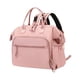 thumbnail image 5 of Bolso De Pañales Bolso De Hombro Reutilizable Bolso De Pañal De Bebé Ancho Abierto Rosa, 5 of 5