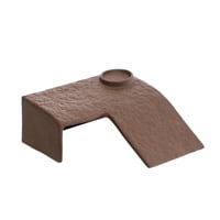 Magideal - De Calentamiento De Tortugas, Estante De Escalada, Tanque De Cerámica Para Tortugas, Decoración De Muelle, Terraza, Cueva Oculta De Reptile Pequeño