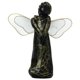 thumbnail image 2 of Estatua De ángel De Resina Hada Pintada Sala De Estar Adornos De Dormitorio Escultura ángel Chica 2 Negro, 2 of 5
